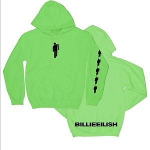 New Billie Eilish Green Hoodie